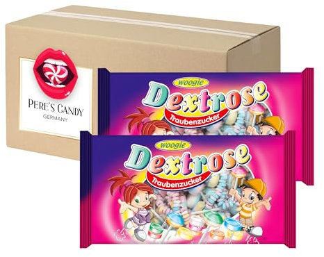 Pere's Candy Bundle für Traubenzucker Party Bag im 2 x 400g Beutel I Mischung mit Traubenzucker Rollen, Ketten, Uhren, Lutscher I Ideal zum Kinder-Geburtstag + Pere's Candy Notepad DIN A7-25 Blatt