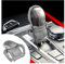 Adunsiaoto 2 Stück Universal Schalthebel Abdeckung, Auto Schaltknauf Abdeckung Hoodie, Lustige Hoodies Schaltknaufschutz für Manueller Automatik Auto Schaltknauf, Auto Dekoratives (Grau)