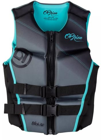 O'Brien Womens Flex V-Back LTD Life Jacket - US Coast Guard Approved Level 70 Buoyancy - Water Sports Activity Including Boating, Paddle, Skiing, Surfing & Swimming