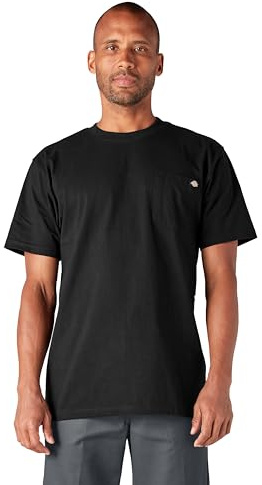 Dickies Men's Heavyweight Heathered Short Sleeve Pocket T-Shirt Heavyweight Heathered Short Sleeve Pocket T-Shirt (Pack of 1)