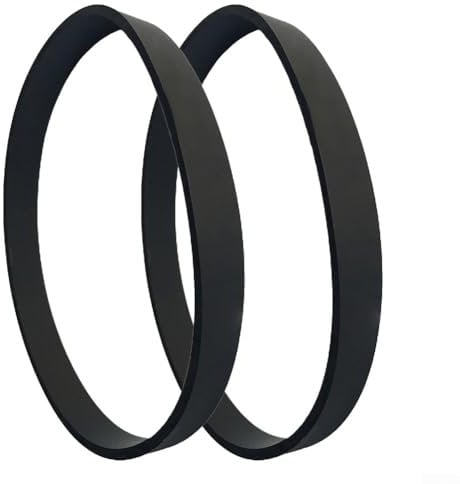 Black Rubber Vacuum Belts Replacement Drive Belts YMH28950 for Hoover Breeze for Evo Pets BO02IC Vacuum Cleaner Belt 02, Set of 2 Pack