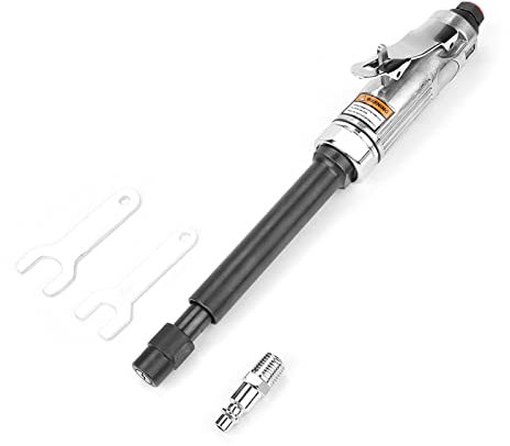 Luftwinkel-Stabschleifer mit 15 cm Griff, verlängerter Luft-Stabschleifer, pneumatisches Schleifwerkzeug zum Konturschleifen, Polieren, Fräsen