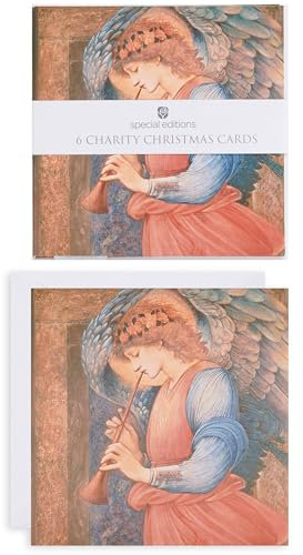 Pack Of 6 Hark The Herald Angel Charity Christmas Cards Multiple Charities