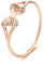 Verlobungsring Titan, Trauringe Rosegold Hohler Schmetterling Damen Schmuck für Geburtstag Hochzeit Größe 57 (18.1)