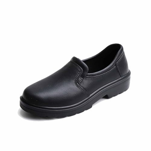 WYKLPMVXQ Zapatos de Trabajo Antideslizantes para Hombre, Zapatos de Cocina Antideslizantes para Restaurante, Calzado de Trabajo cómodo y Ligero(44)