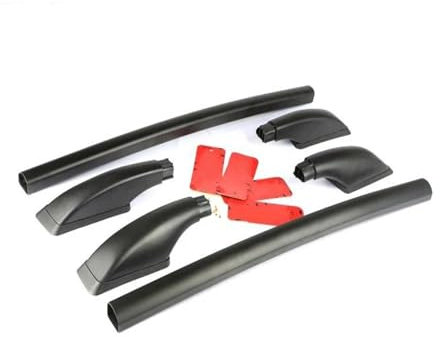 Dachbox Länge 1,3 M, Dachträger, Boxen, Seitenschienen, Stangen, Gepäckträger, EIN Set Für Hyundai I30 2009 2010 2011 2012 2013 Auto Dachträger(Schwarz)