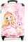 NoBoringSuitcases.com Kinderkoffer Mädchen, Koffer Kinder, Hartschalenkoffer, Kinder Reisekoffer, Kindertrolley Mädchen, Koffer Rosa, Handgepäck 55x40x20 cm (Prinzessin und Schloss - Rosa-Lila)