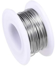 TOP-VIGOR 0.7mm 21AWG Heating Resistor Wire, 10M Wrapping Nichrome Resistance Wire for Heating Elements, DIY Projects, Industrial Applications