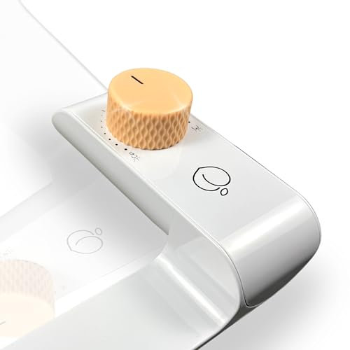 Peach® bidet – Bidet para WC No Eléctrico para Inodoro Completo estilo Japones con Boquillas Autolimpiables – Presión Ajustable, Diseño Elegante y Fácil de Instalar