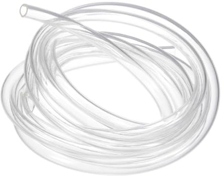 M METERXITY Tubing Carburetor Fuel Vent Line, 6mm(0.24) ID 8mm(0.31) OD 1m(3') Long Polyurethane Gas Oil Tube for ATV/Go Kart/Dirt Bike, Universal Petrol Pipe Replacement [Clear]