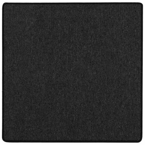 vidaXL Teppichläufer Anthrazit 100 x 100 cm 100% Polypropylen