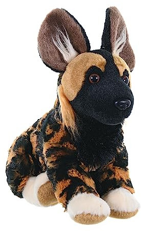 WILD REPUBLIC Cuddlekins Mini Afrikanischer Wildhund, Stofftier, Baby-Geschenk für Mädchen und Jungen, Kinder Plüschtier, Kuscheltier Für Babys, Spielzeug aus Recyclingmaterial, 20 cm