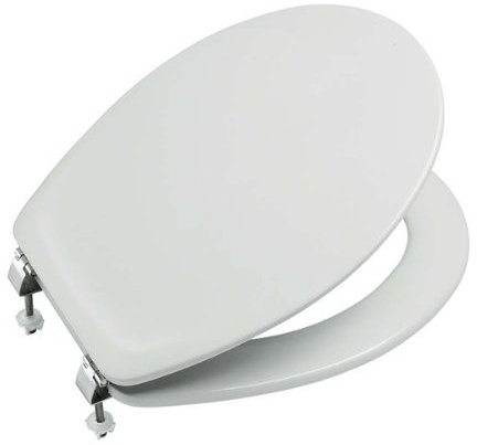 Roca Laura Replacement WC Toilet Seat with Standard Hinges A8013U0004 White