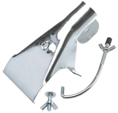 Large Metal Saddle Back Broom Clamp Brush Bracket Support Stay for Round Brush