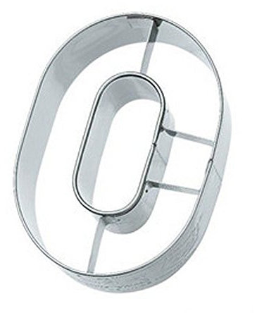Birkmann 1010713110 - Tagliapasta per biscotti, numero 0, 6 cm, plastica, grigio, 5 x 3 x 2 cm