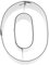 Birkmann 1010713110 - Tagliapasta per biscotti, numero 0, 6 cm, plastica, grigio, 5 x 3 x 2 cm