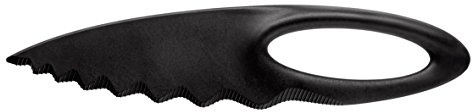 Koziol 3212526 Sahsa L Gourmetmesser, Thermoplastischer Kunststoff, schwarz, 2 x 7 x 30 cm