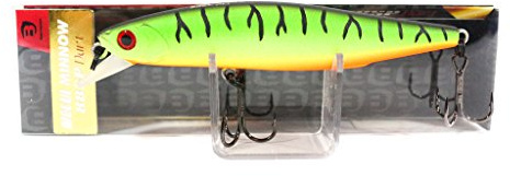 Bassday Mogul Minnow 88SP Dart Wobbler, Hot Tiger, 88