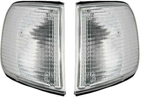 Depo Frontblinker Set links + rechts in Weiß Blinker