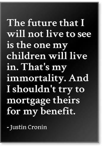 The future that I will not live to see is the. Kühlschrankmagnet Justin Cronin Zitate, Schwarz