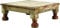 GURU SHOP Kleiner Tisch, Blumenbank, Kaffeetisch, Beistelltisch, Couchtisch - Modell 15, Mehrfarbig, 17x48x48 cm, Kaffeetische & Bodentische