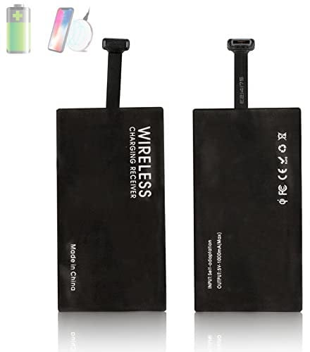 Receptor de Carga inalámbrica USB C Tipo-C, Módulo Receptor de Carga rápida inalámbrica USB C Qi para Smartphone con Interfaz Tipo-C