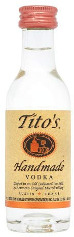 Tito's Handmade Vodka Miniature - 5cl Single Bottle