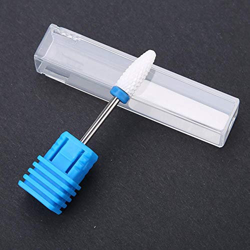 Set di 5 Punte da Trapano per Unghie in Ceramica per Cuticole, Punte Fresa Unghie, Punta da Trapano per Fresa Unghie Elettrica, Accessori per Punte per Trapano per Unghie(Corn Head M)