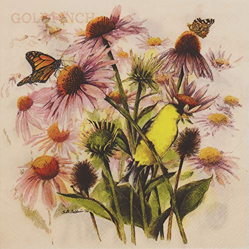 Tovaglioli di carta colorati, 20 conte di tovaglioli Shabby Chic per matrimonio, cena, festa del tè e doccia, Daisy