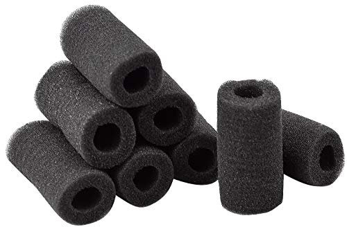 Winfred 8 Stück Filterschwamm für Aquarium Fisch Tank Aquarium Filter Schwamm Pumpe Vorfilter Schaumstoff Aquarium Schlauch Filterschwamm Vorfilter Schwämme (Schwarz)
