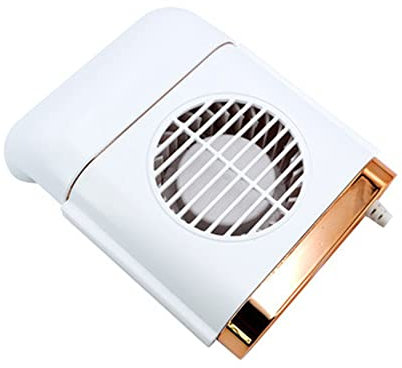 TOTMOX Ventilatore portatile da 5 V/1 A con macchina a vento ad alta velocità, 3 velocità da morbido a forte vento per sedile auto ventola di raffreddamento USB ricarica nero/bianco