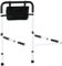 HOMCOM Safety Bed Rail, Height Adjustable Bed Assist Rail with Storage Pocket, Grab Bar for Disabled and Senior, White