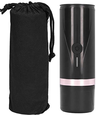 Alvinlite Portable Coffee Maker Electric Heating Machine Milk Tea Vacuum Cup USB Charging for Car Travel Camping Hiking 12V 24V