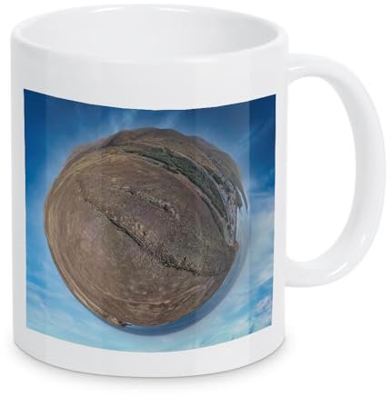 artboxONE Tasse Fuerteventura - Plateau Ajuy von Dienstleistungsdrohne.de - Kaffeetasse Städte