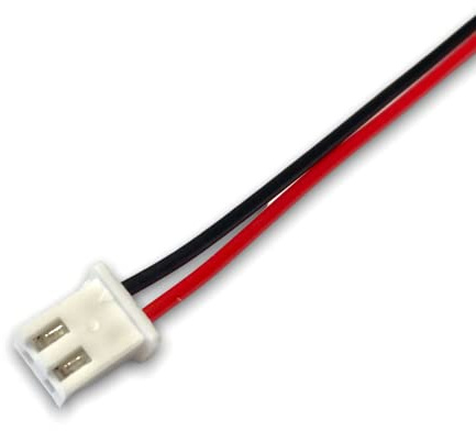vuniversum 5X Premium 2Pin 1s XH 2.54mm Stecker inkl. 30cm 26AWG Elektronik Kabel Farbig + Buchse Lose für Lipo Akku Balancerkabel Pitch RC JST-XH (2Pin)