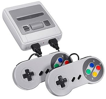 iM2Tec Console arcade rétro 8 bits - 620 jeux vidéo classiques inclus - pour 2 joueurs - Connexion AV et HDMI pour TV actuelle