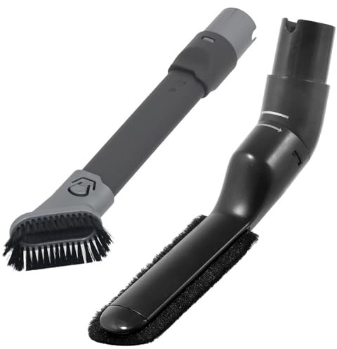 Spares2go Brush Kit compatible with Shark NV800 NV801 NZ801UK Vacuum Cleaner Blinds Dust Crevice Tool Attachment Set