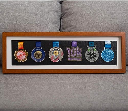 Medaille Display Rahmen Militärische Medaille Display Rahmen Holz Rahmen Medaille Display Rahmen, Sport Medaille 3D Box Fotorahmen, War/Mi