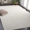 SAFAVIEH Geometrisch Teppich für Wohnzimmer, Esszimmer, Schlafzimmer - Whisper Collection, Kurzer Flor, Elfenbein, 183 X 274 cm