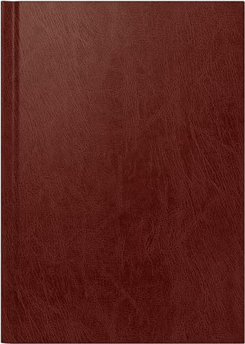 BRUNNEN Buchkalender Mod. 795 2025 | A5, Kunststoff, weinrot
