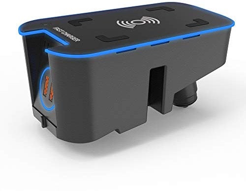 Bumdenuu Car Wireless Charger 15W Charging Plate Phone Holder for Volvo XC90 S90 XC60 VC60 2018 2019 2020