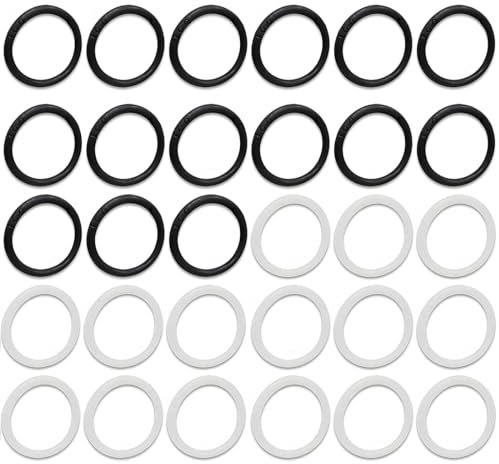 Zeayebsr 30 Anelli per Tende,Anelli per Tende da Aprire, Anelli tondi, Clip in Metallo per Tende e aste per Tende,Ganci per Tende,Ganci per Tende da Sole Esterno