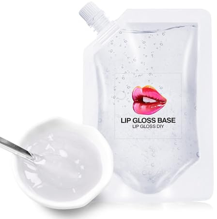 Lipgloss-Basis, Glatte Lippen-Make-up-Grundierungen, Feuchtigkeitsspendend, für Frauen und Mädchen, für DIY Handgefertigte Lippenbalsam-Glanz
