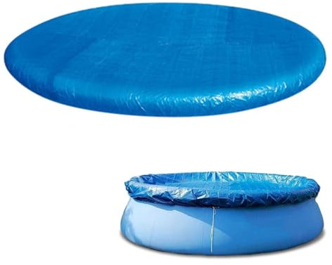 Bâche de Piscine Ronde - 366 cm - Résistante aux UV et aux Déchirures