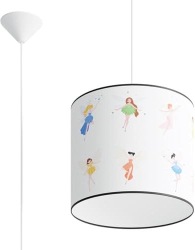 SOLLUX lighting - Luminaria de Suspensión WRÓŻKI - Luminaria Decorativa - Lámpara LED - Bajo Consumo Energético - E27, 1x max 15W LED, ~230V, 50Hz, IP20 Multicolor - 30x30x95cm