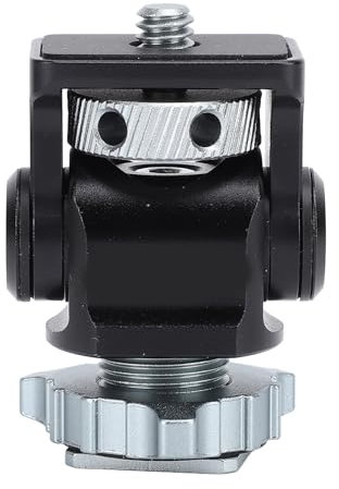 VBESTLIFE Kamera-Monitorhalterung mit Kaltschuh, 1/4-Zoll-Schraube, Verstellbarer PTZ-Display-Kaltschuhadapter, für F5 F570 F7 FW703 DSLR-Kamera PTZ-Stabilisator