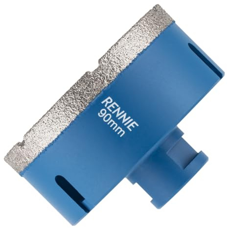 90mm Diamond Hole Saw Drill Bit With M14 Shank For Angle Grinders | For Porcelain Tiles Ceramic Slate Stone Granite Marble Glass. Diamond Core Holesaw / Hole Cutter M14 Thread For Angle Grinder