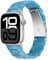 Miimall Resin Strap Compatible with Apple Watch Series 10 9 8 7 6 5 4 3 2 1 SE, Lightweight Band for iWatch 42mm(Series 10) 41mm 40mm 38mm, Adjustable Bracelet for Women Men-Blue Marble