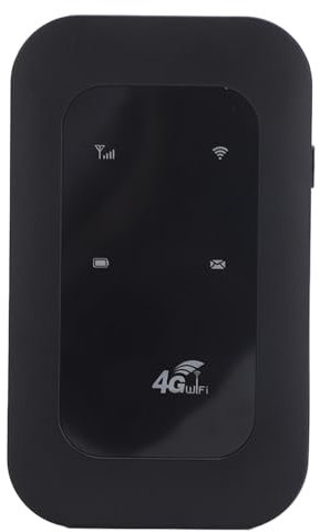 Routeur WiFi 4G Portable Micro Sim Card Slot 10 Utilisateurs Mobile WiFi Hotspot pour Voyager Noir