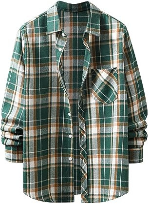 VYLYNL Chemise à carreaux rouges à manches longues pour homme - Veste d'été légère avec poche - Chemise vichy décontractée - Sans plis - Surchemise à manches longues pour la marche et la randonnée